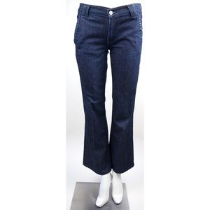 7 For All Mankind Flare Cropped Blue Jean Pants 27
